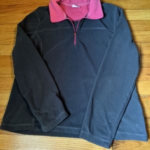 Danski Gray pink fleece pullover